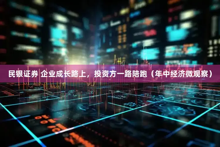 民银证券 企业成长路上，投资方一路陪跑（年中经济微观察）
