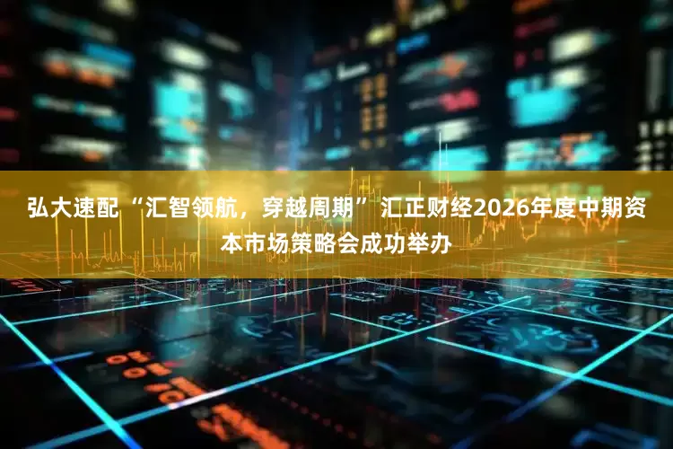 弘大速配 “汇智领航，穿越周期” 汇正财经2026年度中期资本市场策略会成功举办
